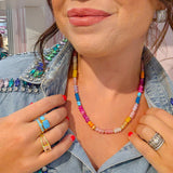 Colorful Gemstone Necklace