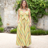 Elowen Stripe Midi Dress