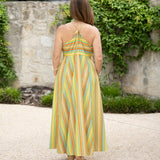 Elowen Stripe Midi Dress