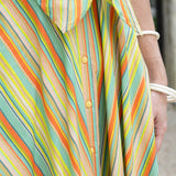 Elowen Stripe Midi Dress