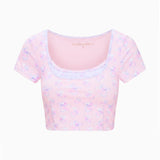 Lianelle Mixed Print Active Top