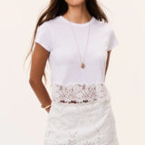 Liriel Eyelet Embroidered Mini Skirt