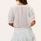 Maurelle Cotton Lace Blouse