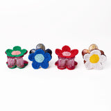 Molly Flower Beaded Hair Clip