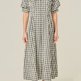 Gingham Maxi Dress