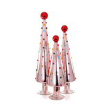 Cody Foster Pink Dot Glass Tree