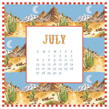 Ode to the Wild West Calender