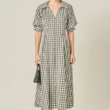 Gingham Maxi Dress
