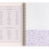 Lilac Notebook w/Maps