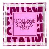 College Station Texas Small Tray