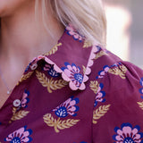 Maribel Floral Belted Mini Dress