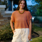 Dolman Sleeved Knitted Top