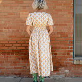 Petal Glow Maxi Dress