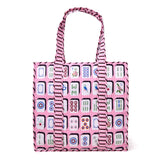 Evie Mahjong Reversible Quilted Tote Bag