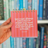 52 Weeks of Rom Com Quotes Desk Flip Calendar