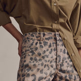 We The Free Now Or Never Printed Denim Shorts