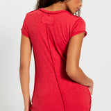 Tinsley Tee- Bright Red