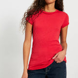 Tinsley Tee- Bright Red