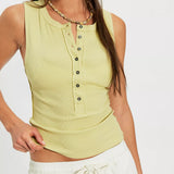 Jamie Henley Tank-Yellow