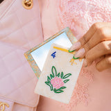Flower Mahjong Compact Mirror