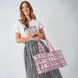 Mahjong Zippered Game Bag