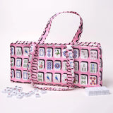 Mahjong Zippered Game Bag