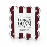Gameday Scalloped Stripe Frame