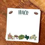 Waco, TX Chunky Notepad-Stationery Writing Pad 100 pages